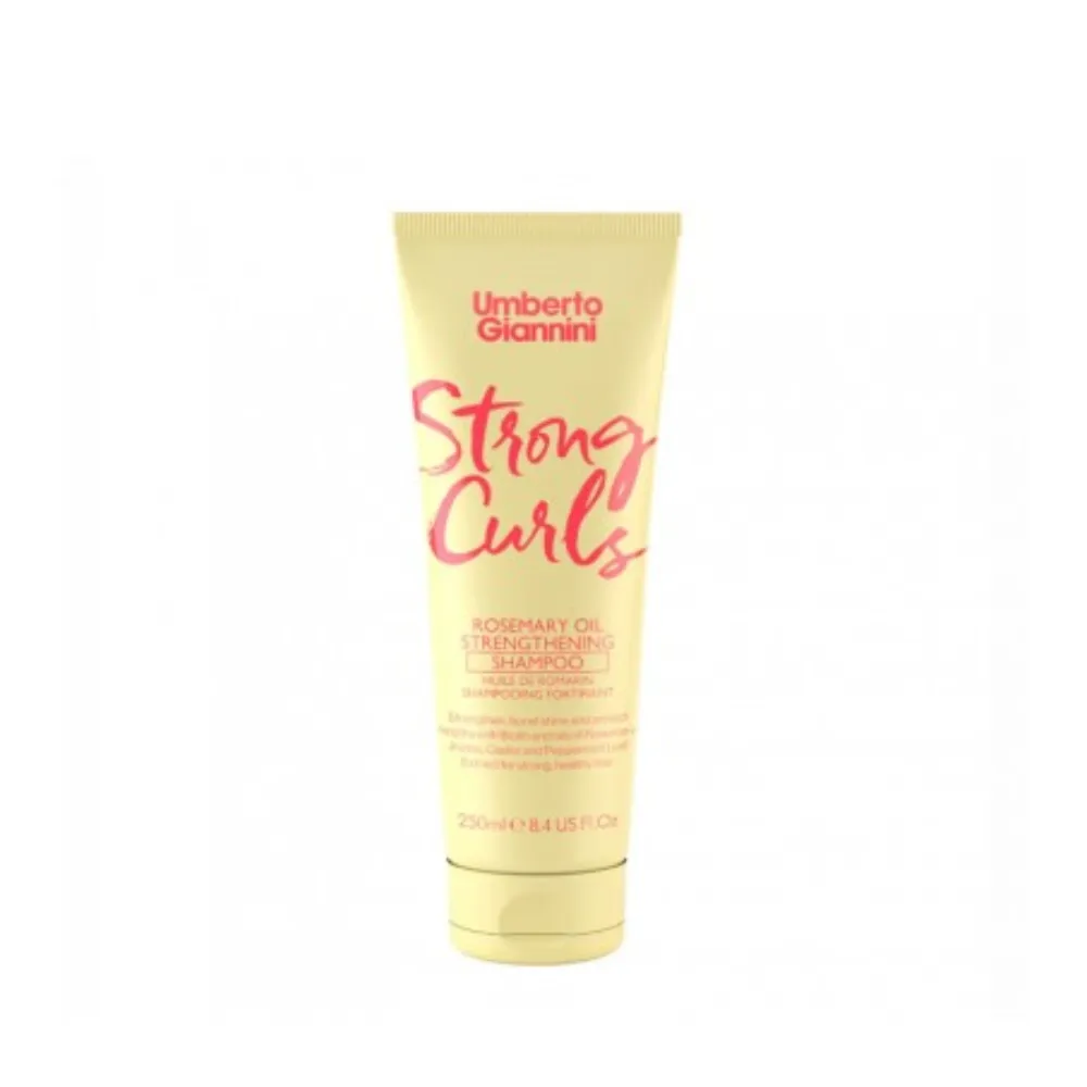 Umberto Giannini Strong Curls Rosemary Oil Shampoo 250ml - Imagen 1